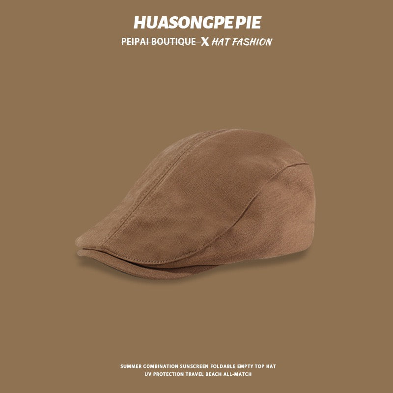 European and American Retro Newsboy Cap, Face-Slimming Beret, Unisex
