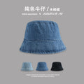 New Denim Bucket Hat Outdoor Sun Hat for Women